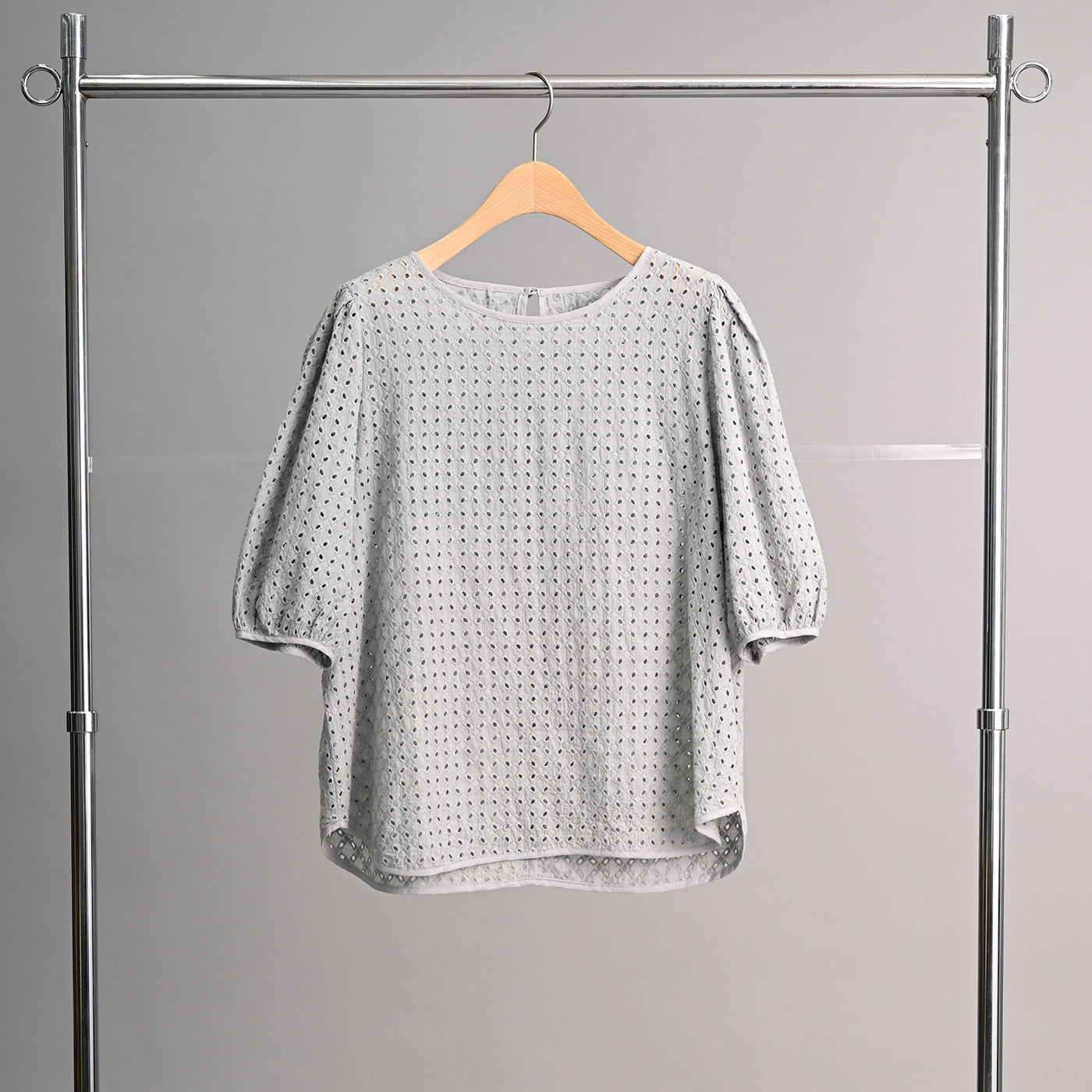 【新商品】ボイル刺繍コットンレースブラウス