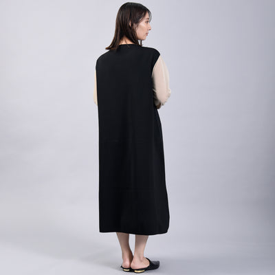 【新商品】袖シアーバイカラーワンピース