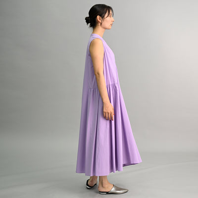 【新商品】コットンウエストギャザーワンピース