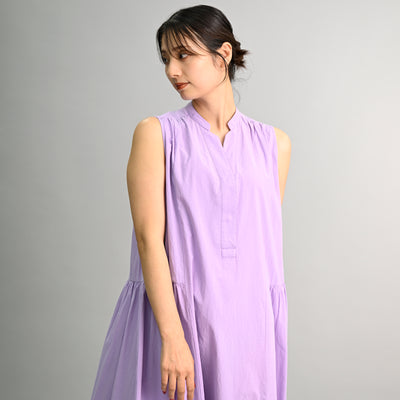 【新商品】コットンウエストギャザーワンピース