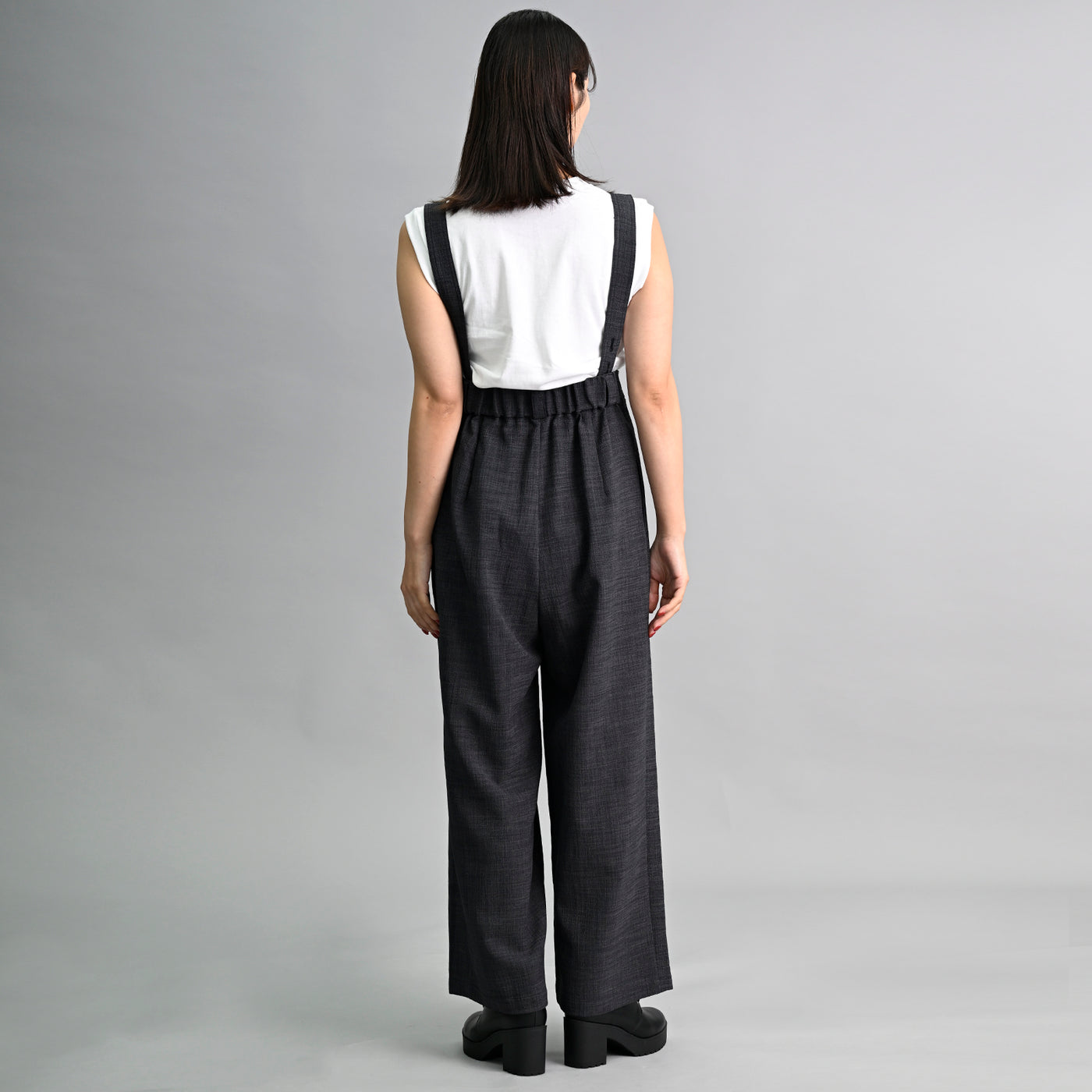 【新商品】【2way】ツイードサスペンダーパンツ