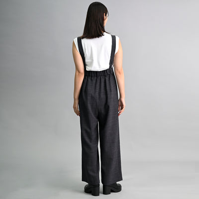 【新商品】【2way】ツイードサスペンダーパンツ