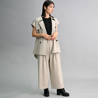 【新商品】【2way】ツイードサスペンダーパンツ