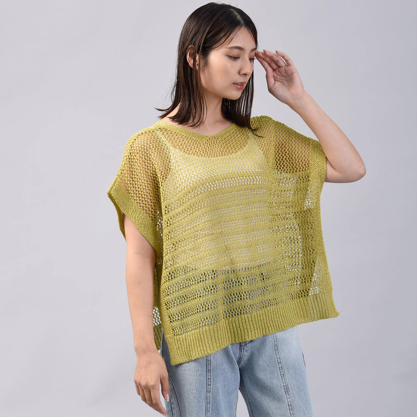 【新商品】【2WAY】メッシュプルオーバー