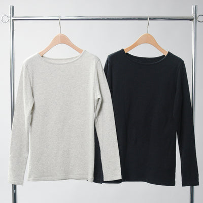 接結クルーネックL/TEE