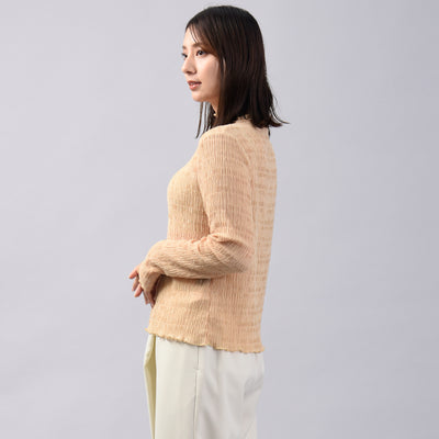 【新商品】シアーシャーリングハイネックカットソー