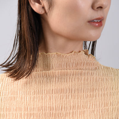 【新商品】シアーシャーリングハイネックカットソー