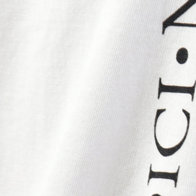 スクエアロゴプリント長袖Tシャツ