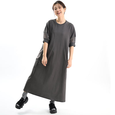 【新商品】シアードッキングカットソーワンピース