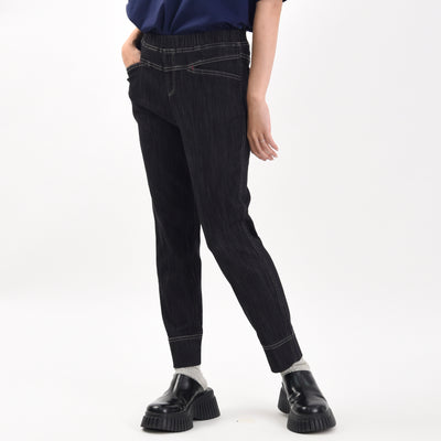 【新商品】【-3℃接触冷感】ストレッチ デニムスキニーパンツ