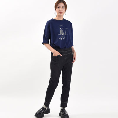 【新商品】【-3℃接触冷感】ストレッチ デニムスキニーパンツ