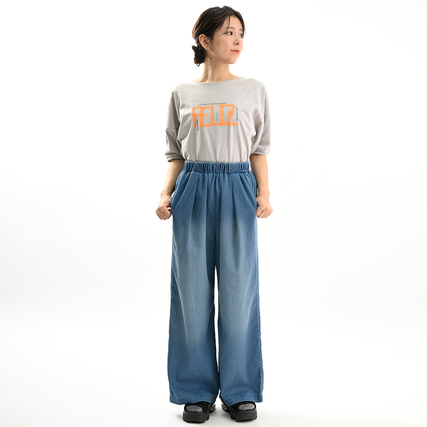【新商品】メッシュデニムリラックスパンツ