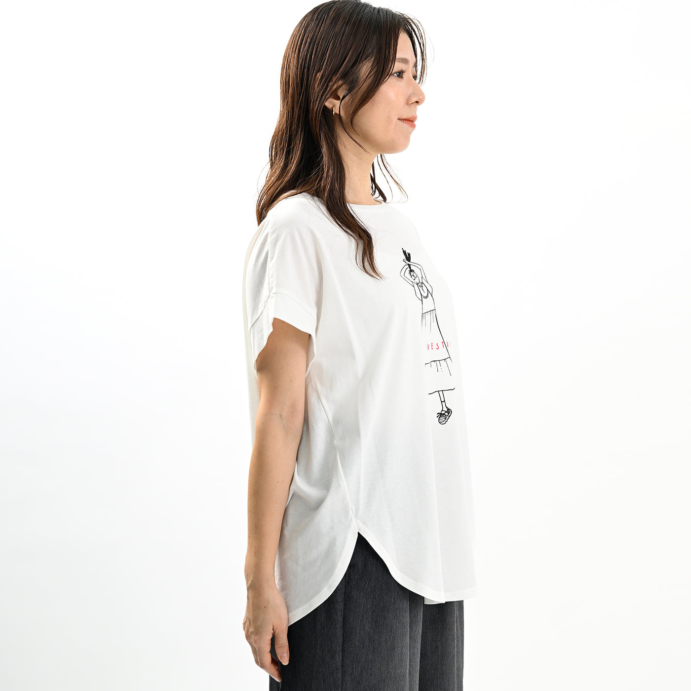 【新商品】mite girls ハイツイストマスコットプルオーバー