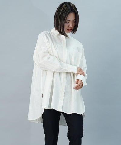 【ONLINE SHOP 限定価格】【セットアップ対応】コットンリネンクロスブラウス
