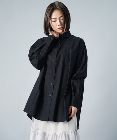【ONLINE SHOP 限定価格】【セットアップ対応】コットンリネンクロスブラウス