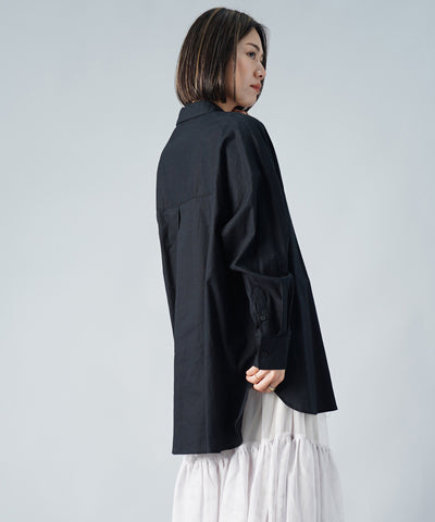 【ONLINE SHOP 限定価格】【セットアップ対応】コットンリネンクロスブラウス
