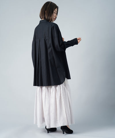【ONLINE SHOP 限定価格】【セットアップ対応】コットンリネンクロスブラウス
