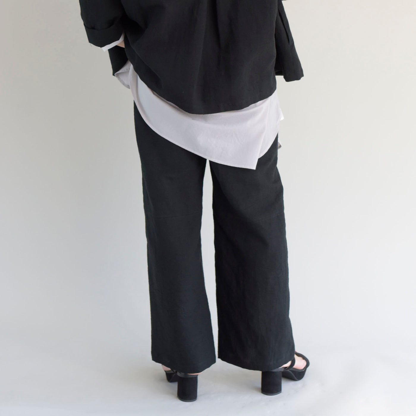 【ONLINE SHOP 限定価格】【セットアップ対応】東炊きヨーロッパリネンコクーンパンツ