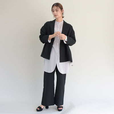 【ONLINE SHOP 限定価格】【セットアップ対応】東炊きヨーロッパリネンコクーンパンツ